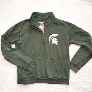 MSU - Michigan State - 1/4 Zip Women's Pullover Large